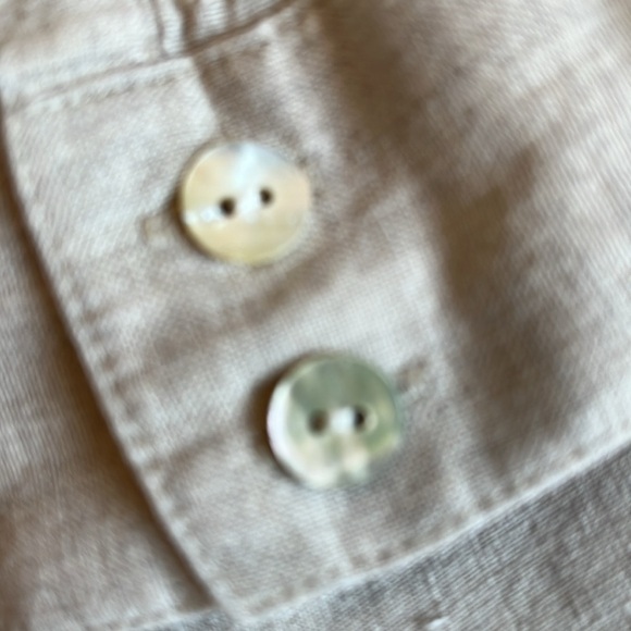 J. Jill Love Linen Women’s Small Lagenlook Asymmetrical V-Neck Tunic Top Relaxed - Picture 9 of 17